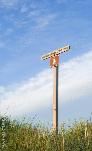 Oregon Dunes Trail Sign