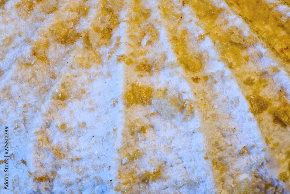 Cream marshmallow closeup Cream marshmallow closeup