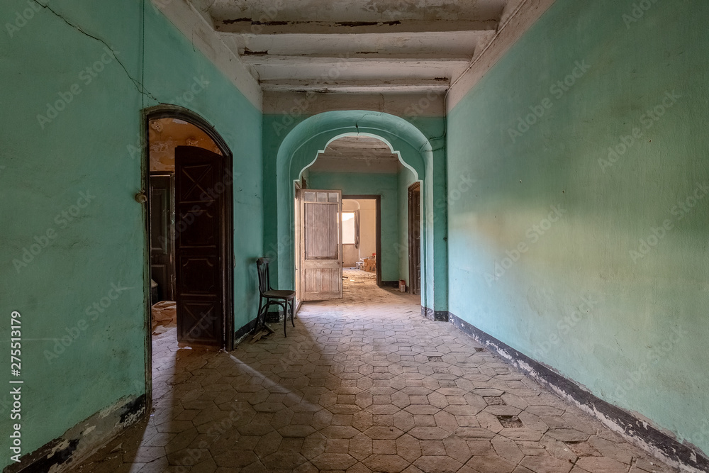 Obraz premium Interior of an old house