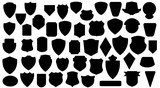 Black Shields Set, shield pattern