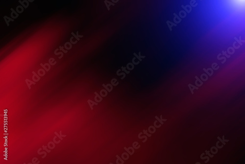 abstract blurred multicolored smoke on black background