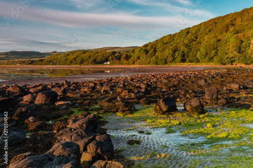 Fototapeta Naklejka Na Ścianę i Meble -  Culzean Bay at Sunset.