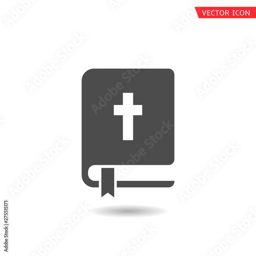 Holy Bible icon vector