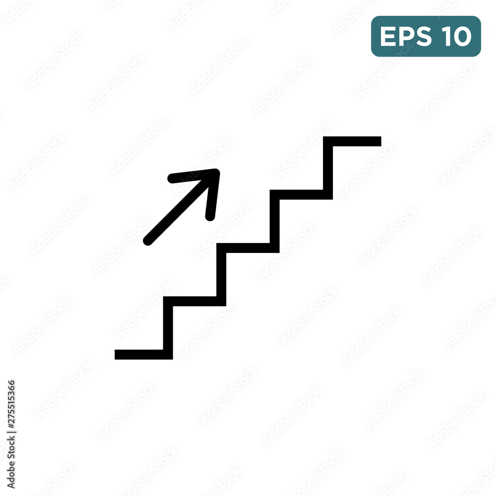 stairs icon vector stairs icon vector