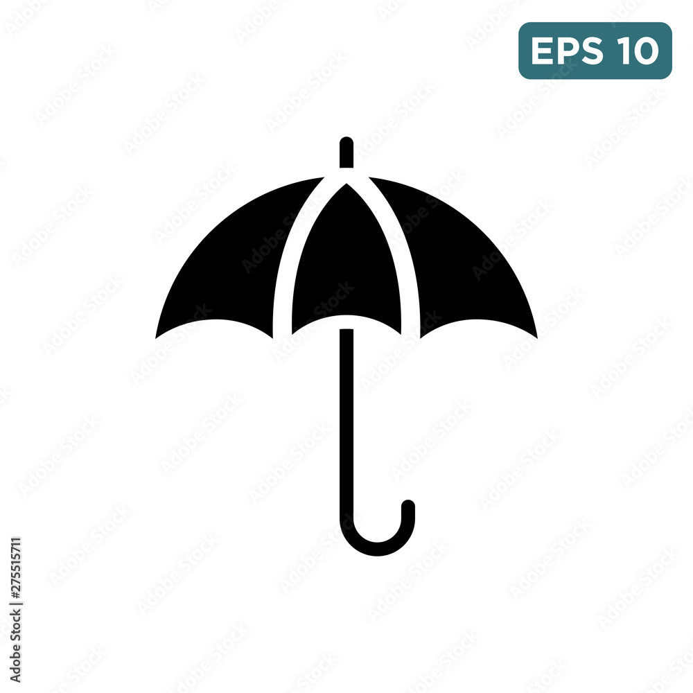 umbrella icon vector