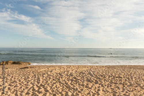 Mediterranean beach on a sunny day in Cadiz Spain © JuanManuel