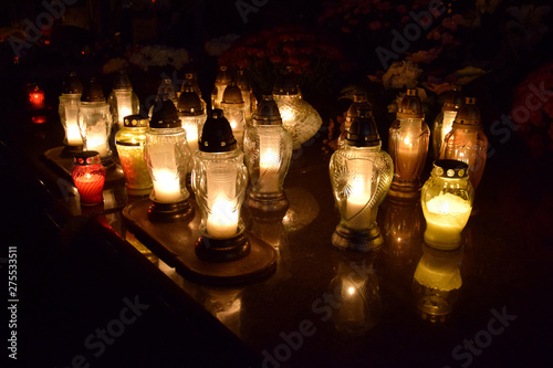 All Saints' Day night time religion peace