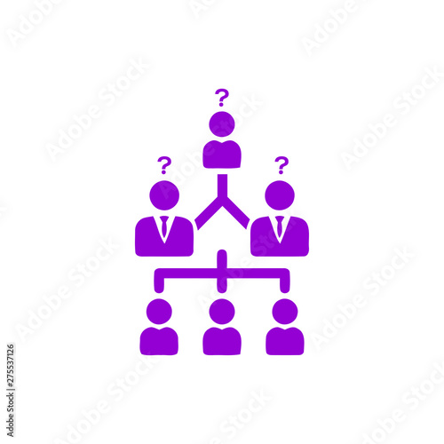 Business decision, business plan, decision making, management, plan, planning, strategy violet color icon