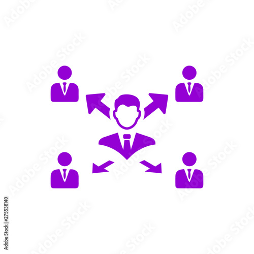 Business decision, business plan, decision making, management, plan, planning, strategy violet color icon