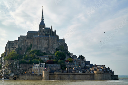 Mont St Michel as island photo