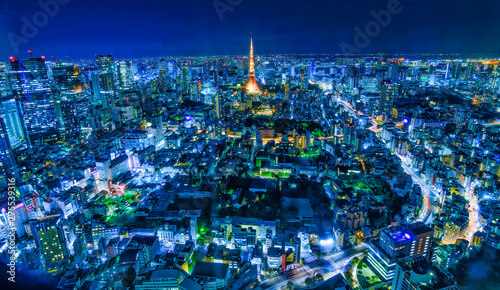 東京都心夜景
