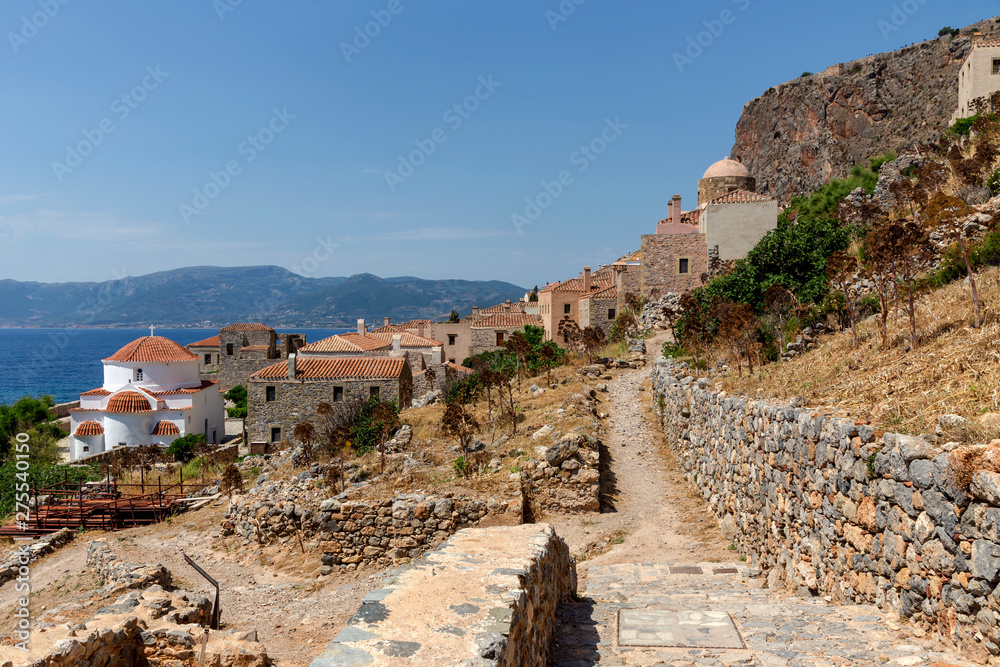 Fortified City Monemvasia (Laconia, Greece, Peloponnese)
