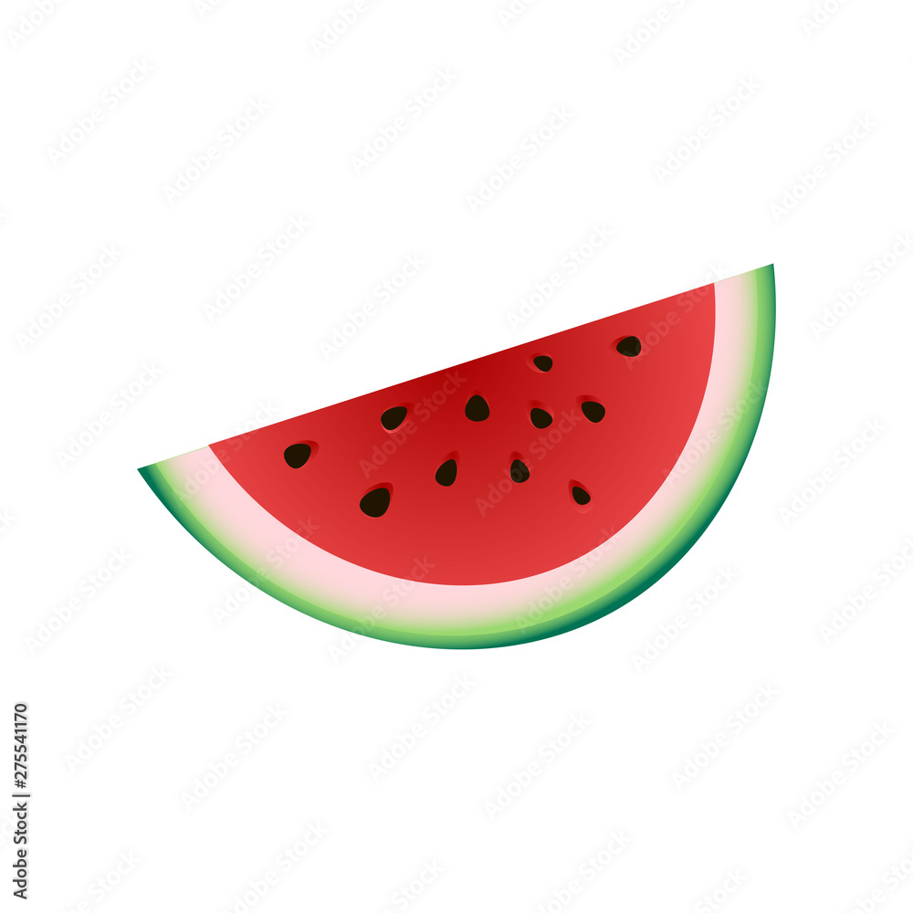 Fresh piece of red watermelon, summer cold fruit Fresh piece of red watermelon, summer cold fruit