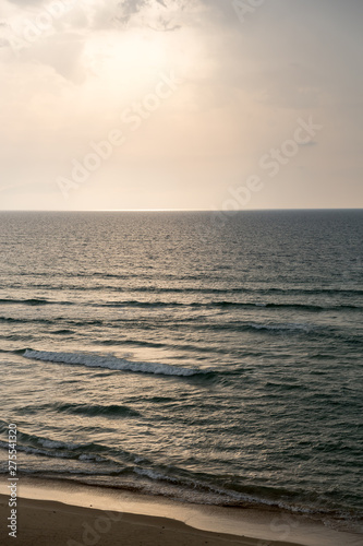 Sunset at Mediterranean Sea cost in israel