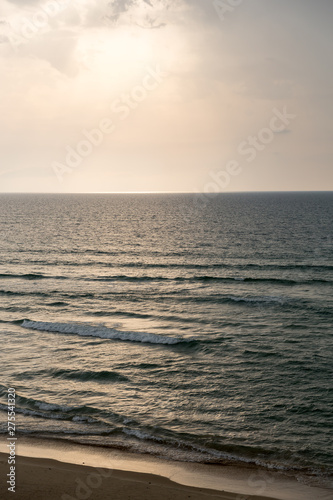 Sunset at Mediterranean Sea cost in israel