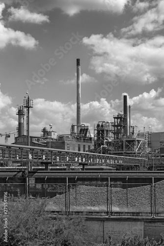 Factory building in an industrial park in Frankfurt-Hoechst  Germany