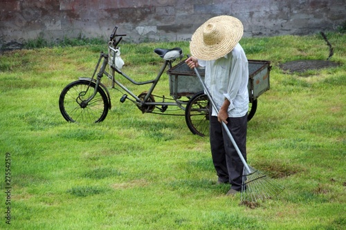 old farmer in bejing