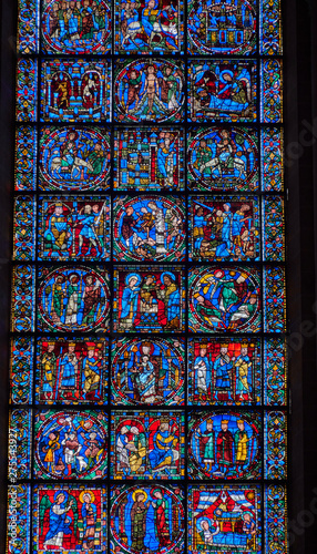 Obraz na płótnie Chartres Cathedral Window