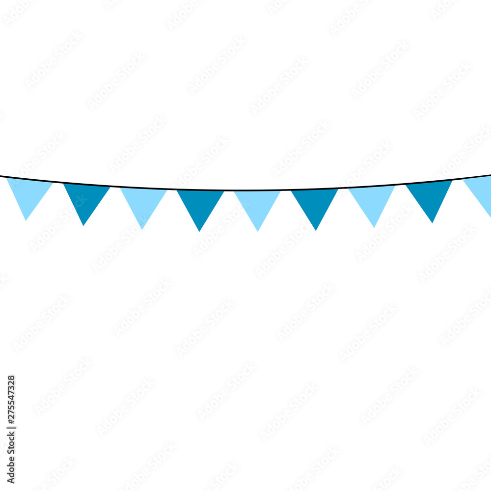 A holiday ribbon with many hues of different colors is depicted on a white background. A holiday ribbon with many hues of different colors is depicted on a white background.