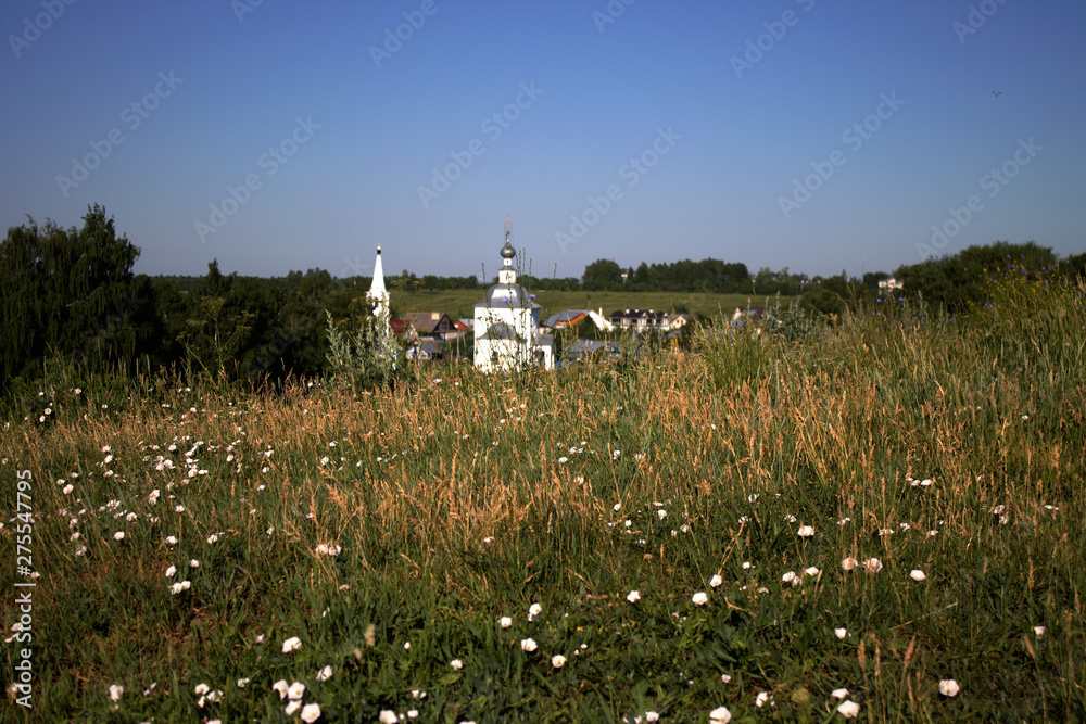 Obraz premium Summer city landscape in Suzdal Russia