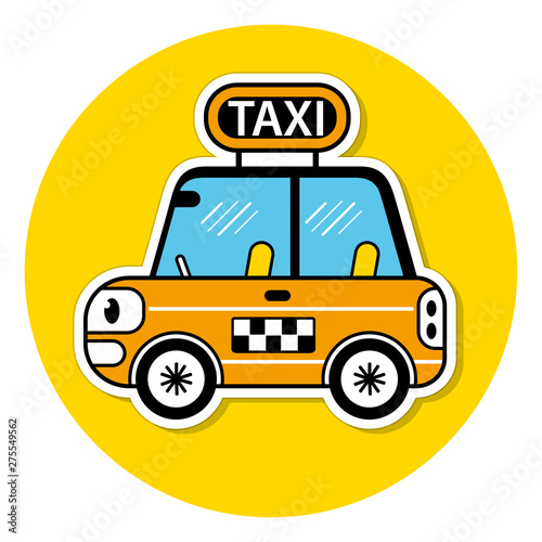 Taxi cab icon