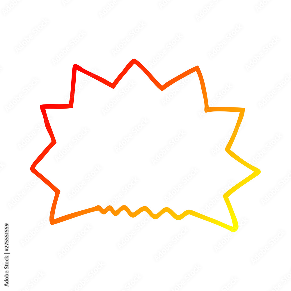 warm gradient line drawing cartoon big bang explosion warm gradient line drawing cartoon big bang explosion