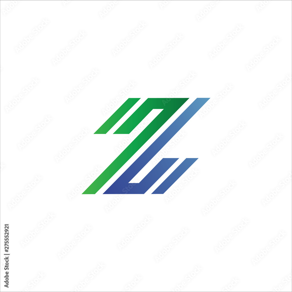 Minimal line letter initial Z logo. Abstract and elegant shape font sign. logotype vector design template for personal identity branding, creative industry, web, business, corporate and company Minimal line letter initial Z logo. Abstract and elegant shape font sign. logotype vector design template for personal identity branding, creative industry, web, business, corporate and company