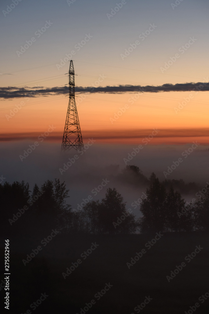 Fototapeta premium Midnight fog
