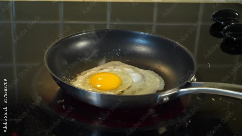 Frying an egg Frying an egg