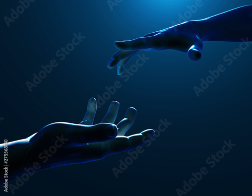 Digital technology finger, information transfer and artificial intelligence system