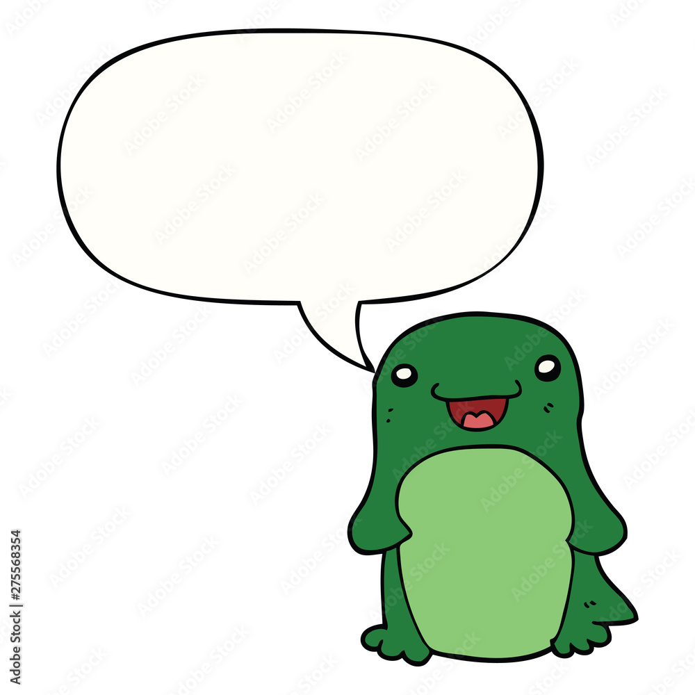 cartoon penguin and speech bubble cartoon penguin and speech bubble