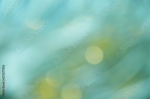 Abstract Green light bokeh background