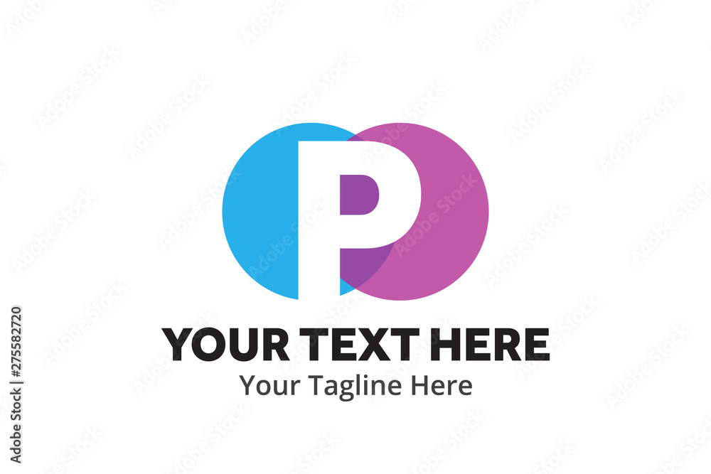 p logo creative design in flat style with color , initial p logo creative for identity and community p logo creative design in flat style with color , initial p logo creative for identity and community
