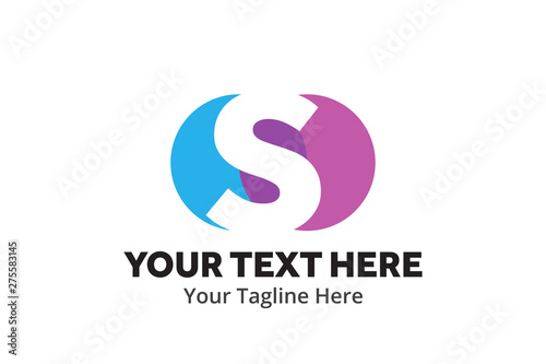 s logo creative design in flat style with color , initial s logo creative for identity and community
