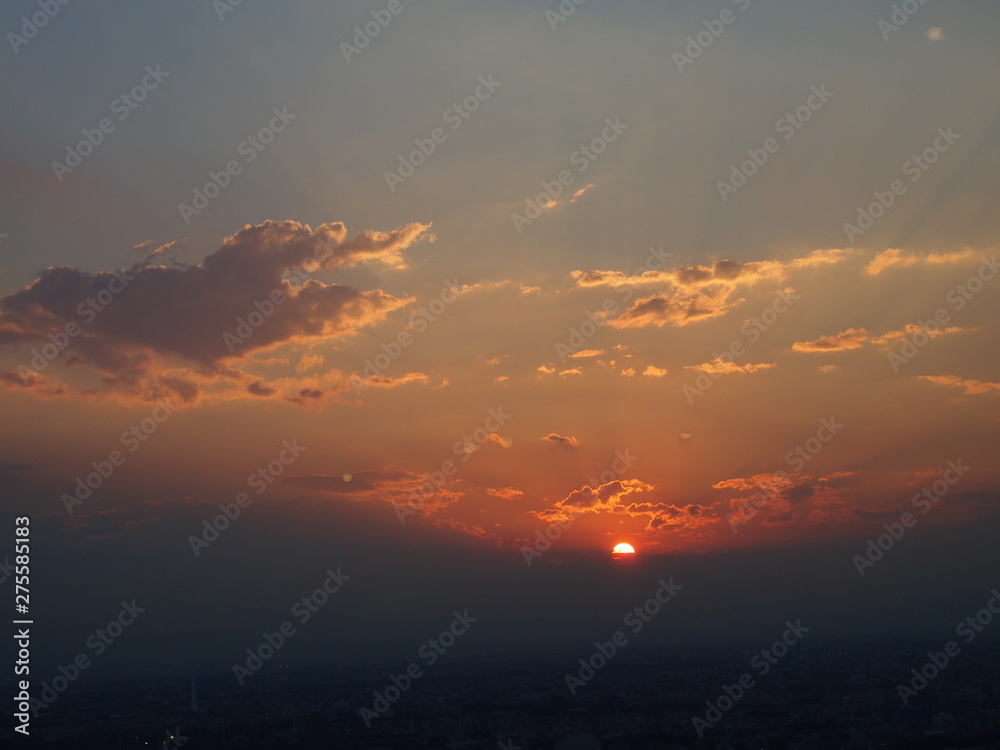 Sunset clouds Sunset clouds