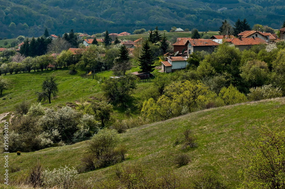Village of Plana at Plana mountain in Bulgaria