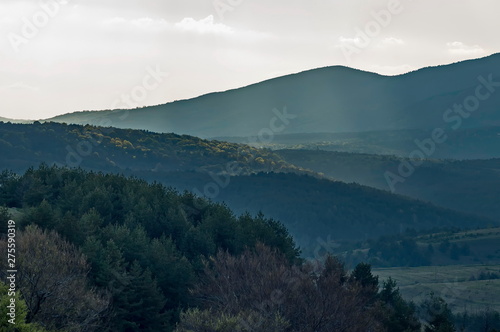 Vitosha mountain from distance Bulgaria photo