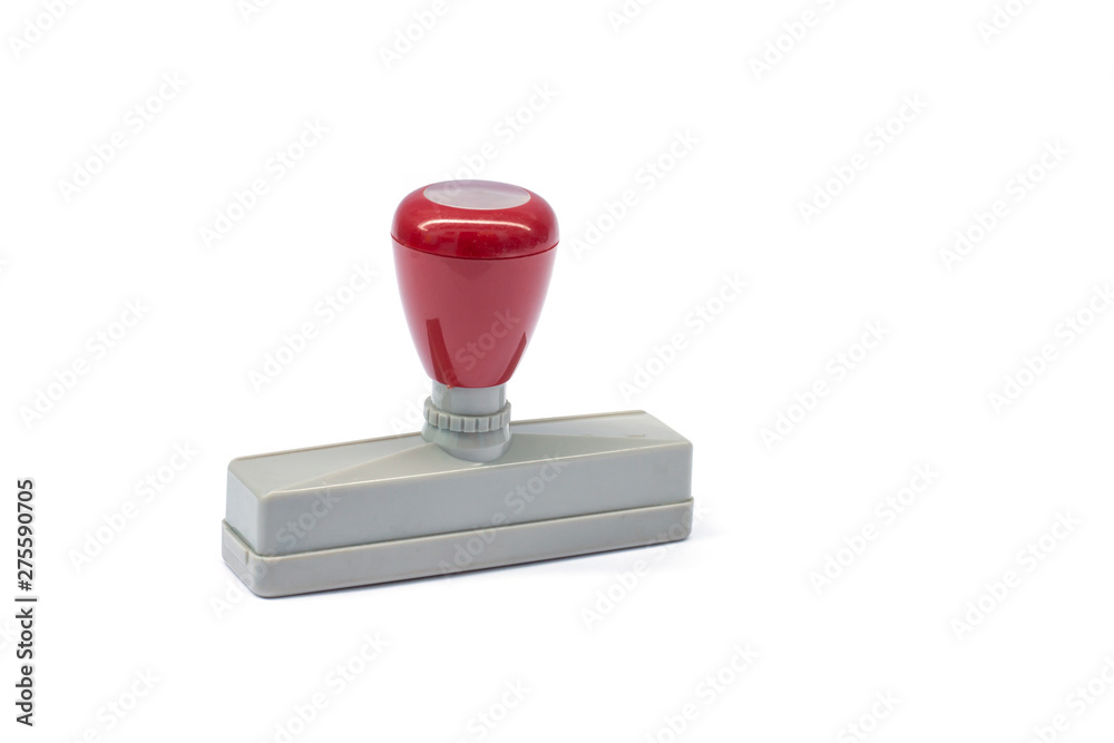 Handle rubber stamp isolated on white background. Handle rubber stamp isolated on white background.