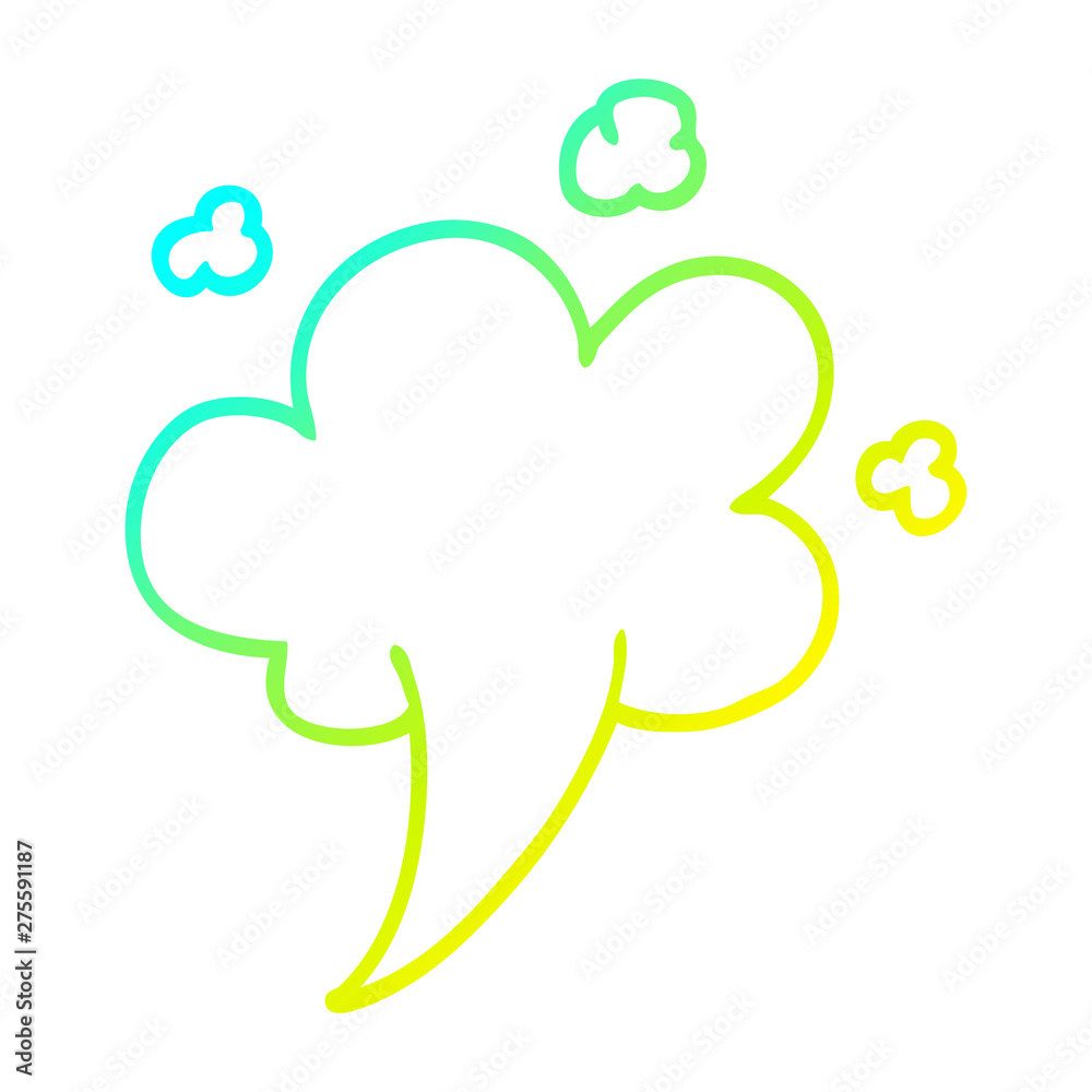 cold gradient line drawing cartoon gust of air cold gradient line drawing cartoon gust of air