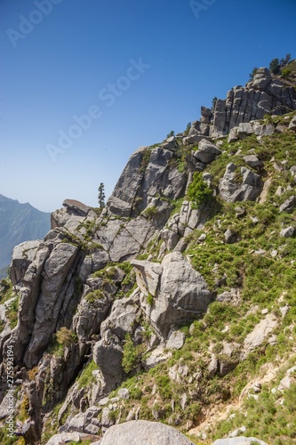 Rocks trees and hiking mountain © Muhammad