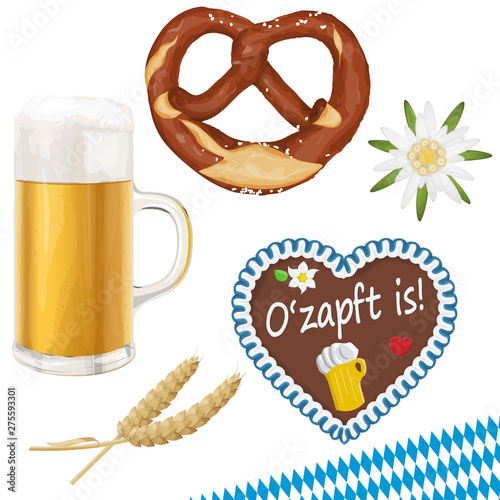 collection Oktoberfest objects 2019