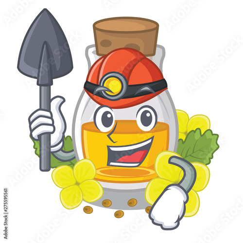 Miner mustard oil wrapped in mascot box