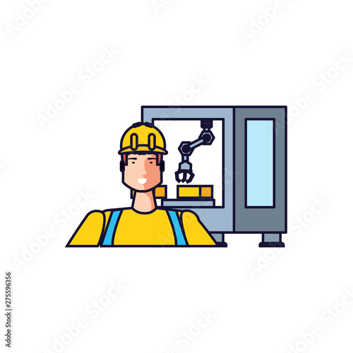 Isolated avatar of professional worker design © djvstock