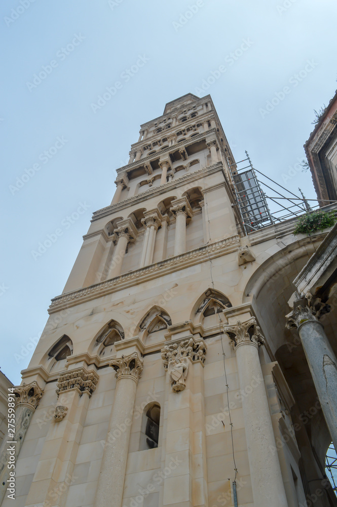 Obraz premium Saint Roch (Roka) Church near Diocletian's palace in Split on June 15, 2019.