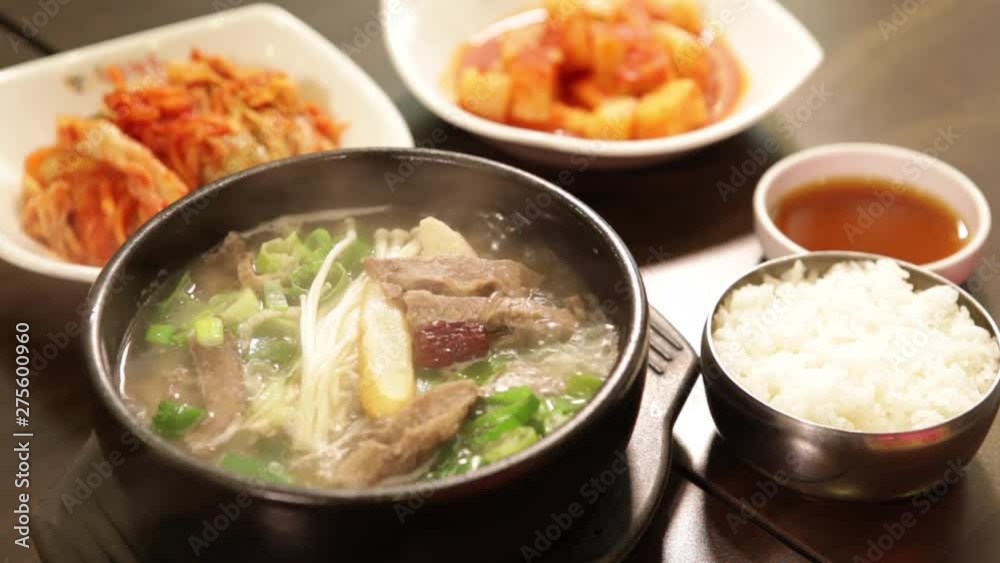 한국의 전통요리 갈비탕 한국의 전통요리 갈비탕
