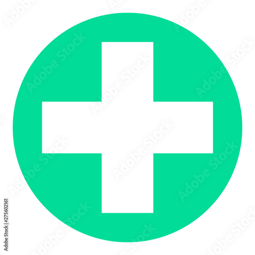 Medical Cross Icon. Health Care Illustration As A Simple Vector Sign and Trendy Symbol for Design and Websites, Presentation or Mobile Application. Eps 10