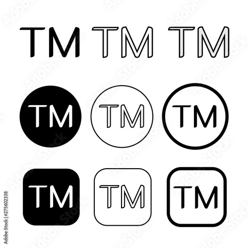 Trade Mark icon symbol sign