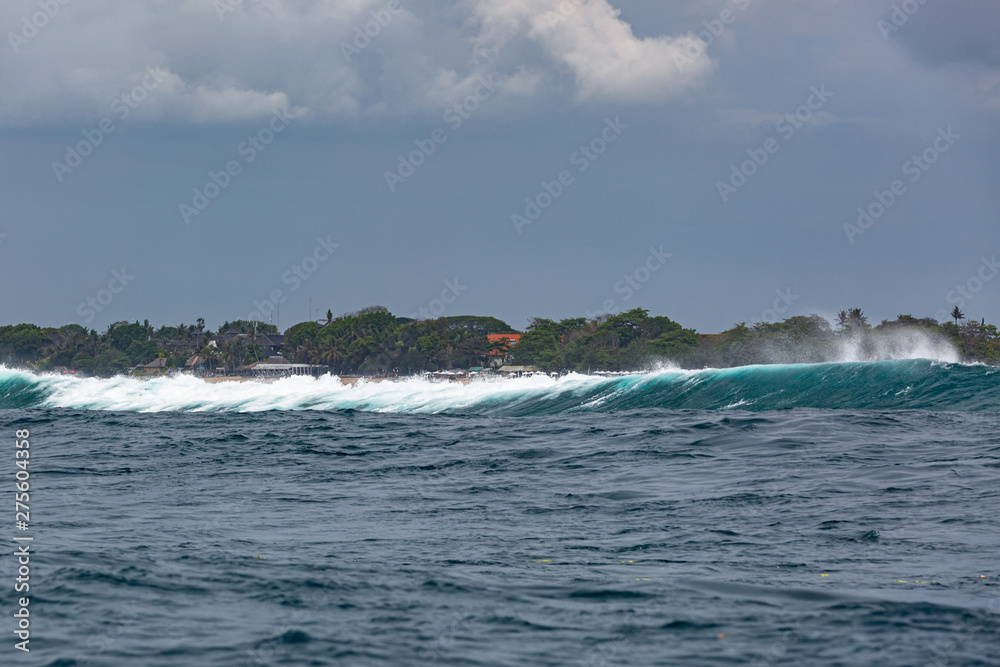 Coast line of Bali island, Indonesia.