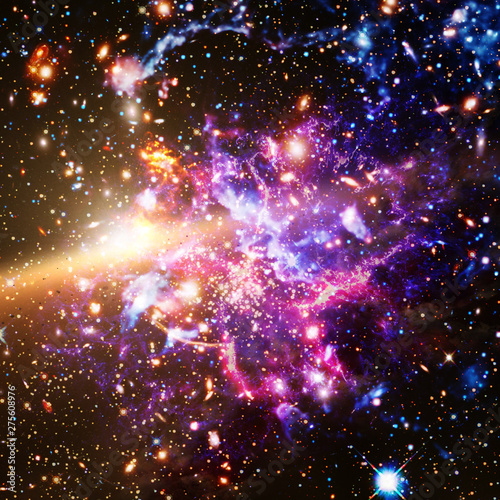 Galaxy. The elements of this image furnished by NASA.