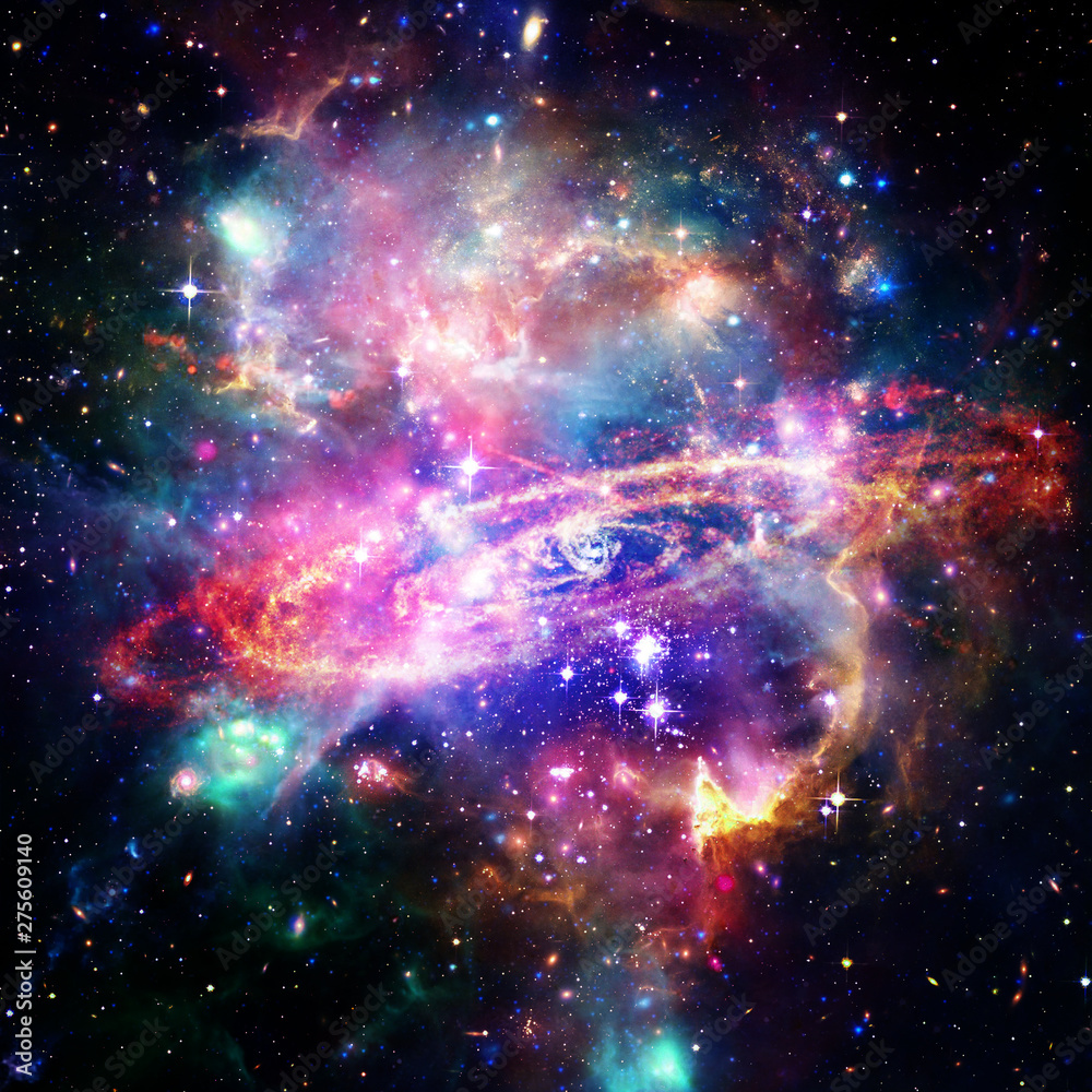 Space Background with Colorful Galaxy Cloud Nebula. The elements of this image furnished by NASA. Space Background with Colorful Galaxy Cloud Nebula. The elements of this image furnished by NASA.